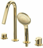 Смеситель на борт ванны Cezares LEAF LEAF-BVDM4-SR